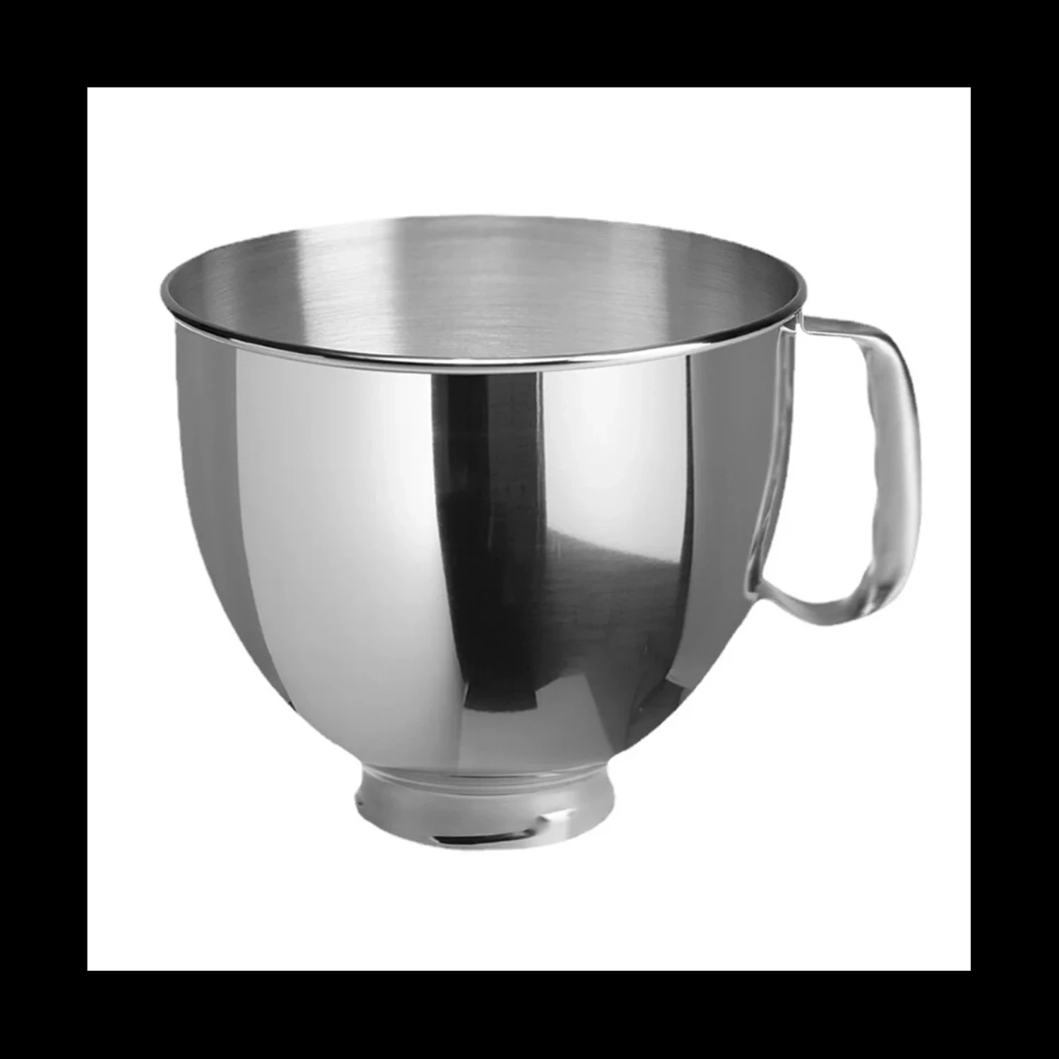 

For Classic&Artisan Series 4.5QT/5QT Mixer 304 Bowl Stainless Steel Mixer Bowl Dishwasher Safe