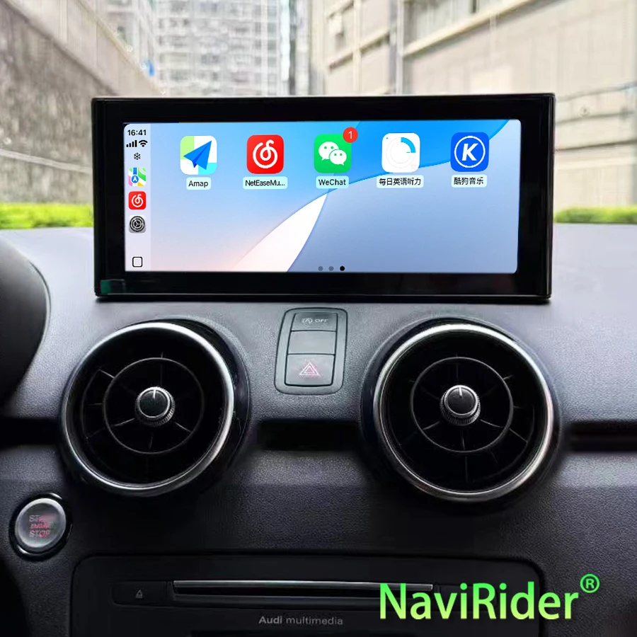 أندرويد 14 راديو السيارة الصوتي لأودي A1 2012-2018 LHD RHD ستيريو الوسائط المتعددة مشغل فيديو نظام تحديد المواقع والملاحة CarPlay وحدة رئيس السيارات 4G #1