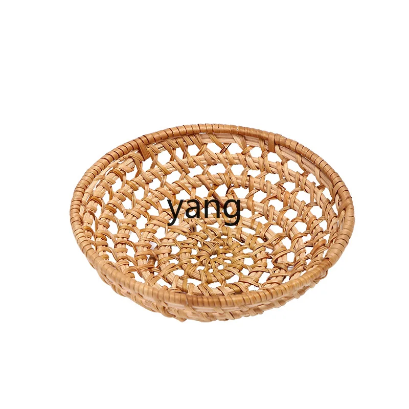 

Lhh Handmade Bamboo Mini Refreshment Plate Fruit Basket Pastry Basket Fruit Plate Towel Holder