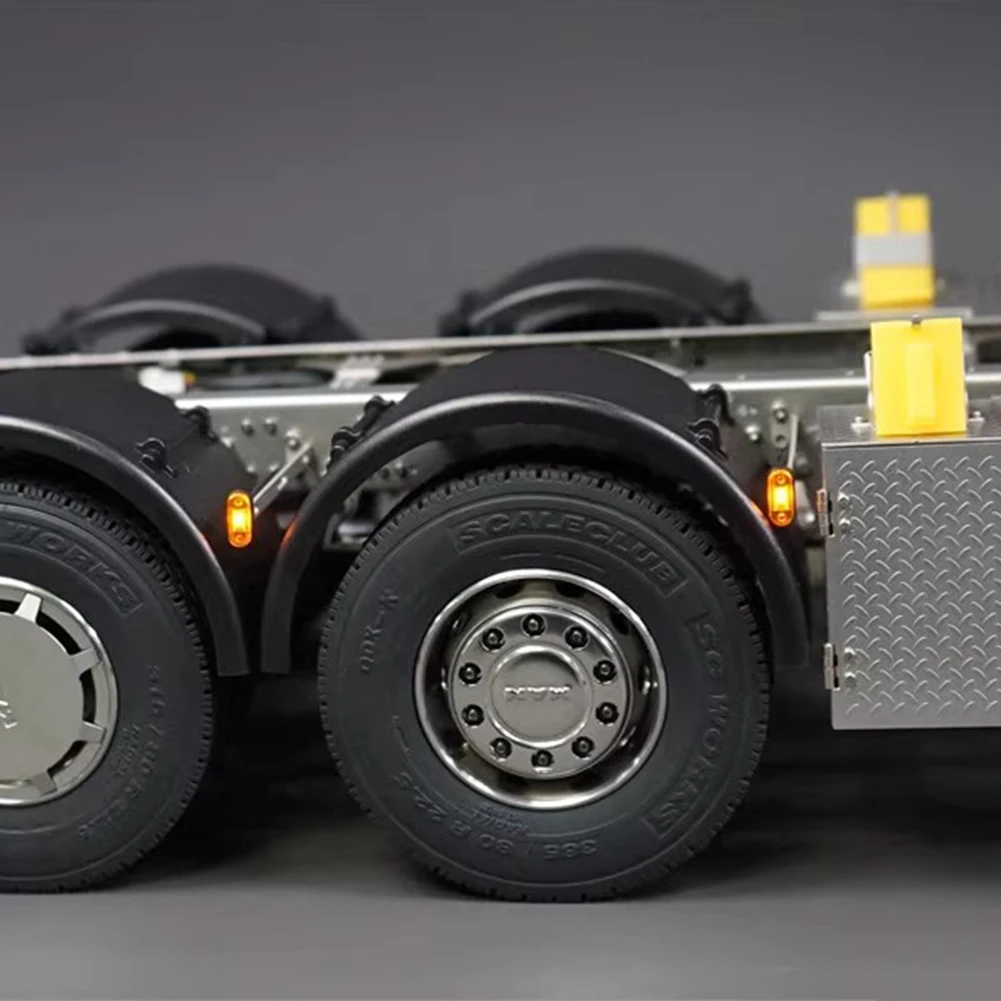 Luz de advertência luz de posição de luz de perigo para caminhão trator Tamiya 1/14 RC DIY