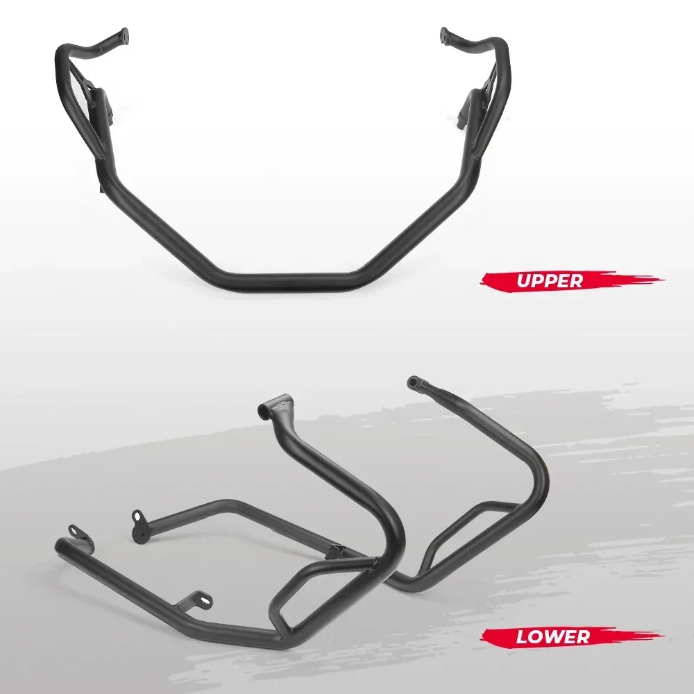 

For HONDA X-ADV 750 XADV750 X-ADV750 XADV Upper + Lower Engine Guard Bumper Highway/Freeway Crash Bar Buffer Fuel Tank Protector