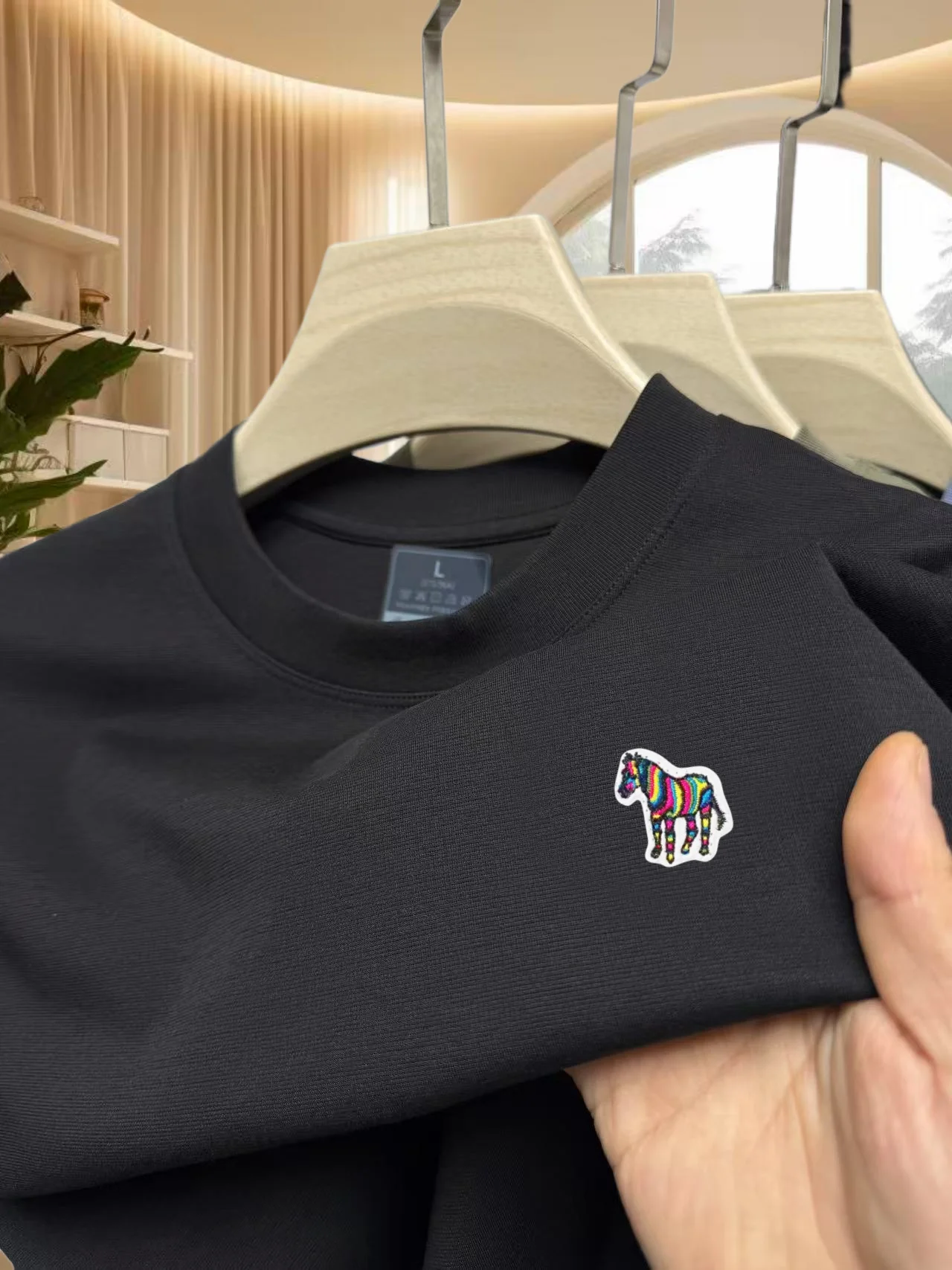 Luxury fashion brand new Paul colored pony comfortable embroidery short sleeve summer men's golf business casual polo shirt top