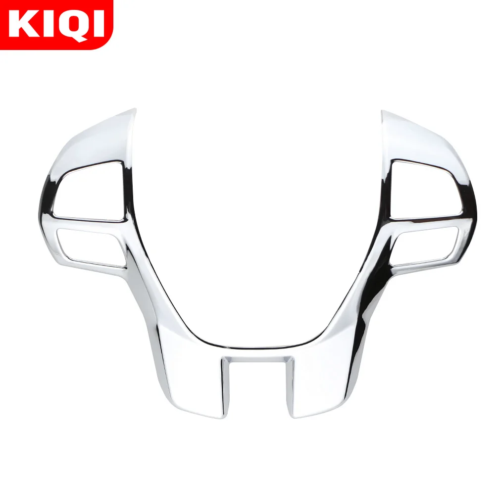 KIQI Car Stickers Fit for Ford Ranger 2015 2016 2017 2018 2019 2020-2022 ABS Steering Wheel Decoration Cover Trim Sticker Acc.