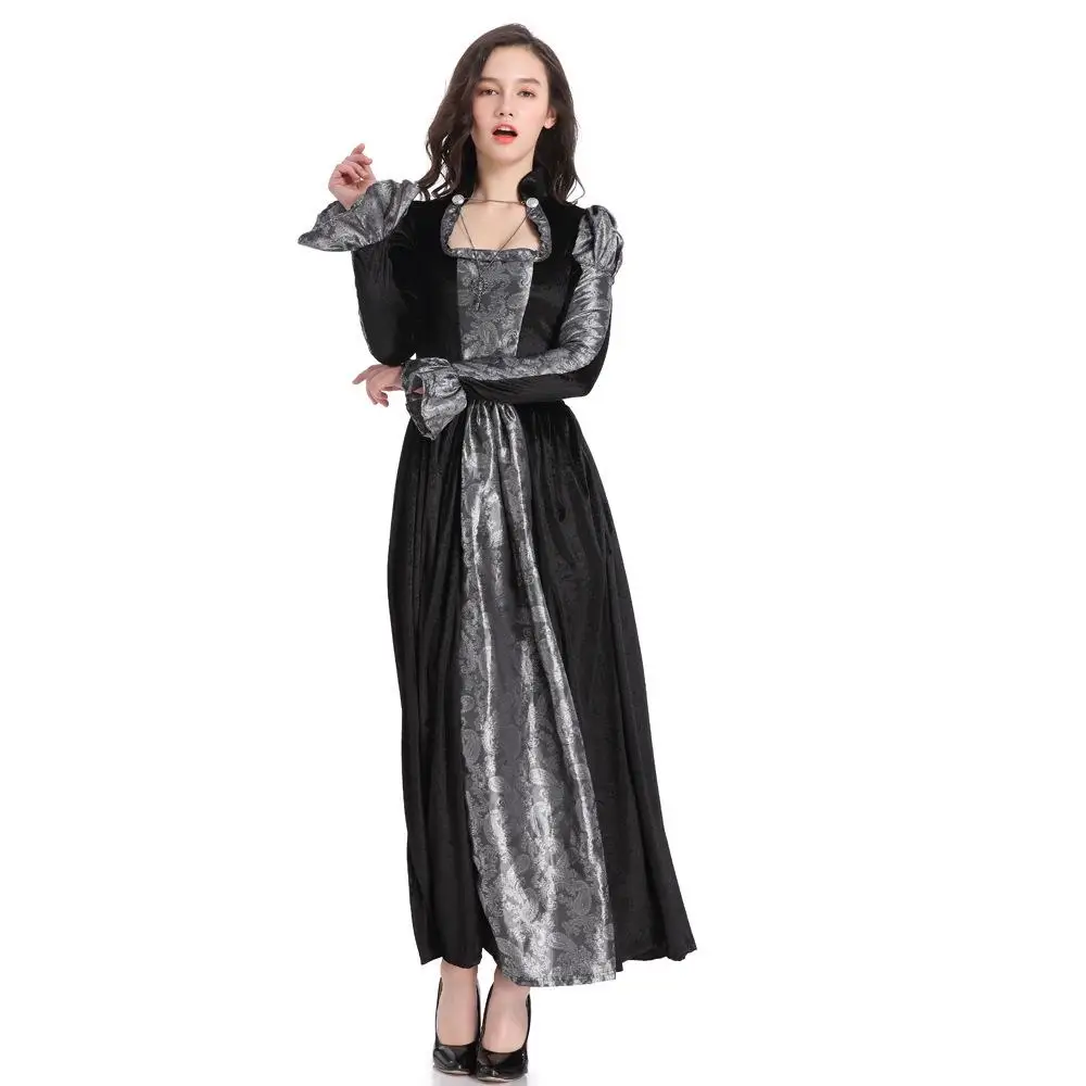 

Halloween Role Play Devil Witch Costume Party Performance Outfit Gift Women's Traditional Stage Clothing Tunic Top