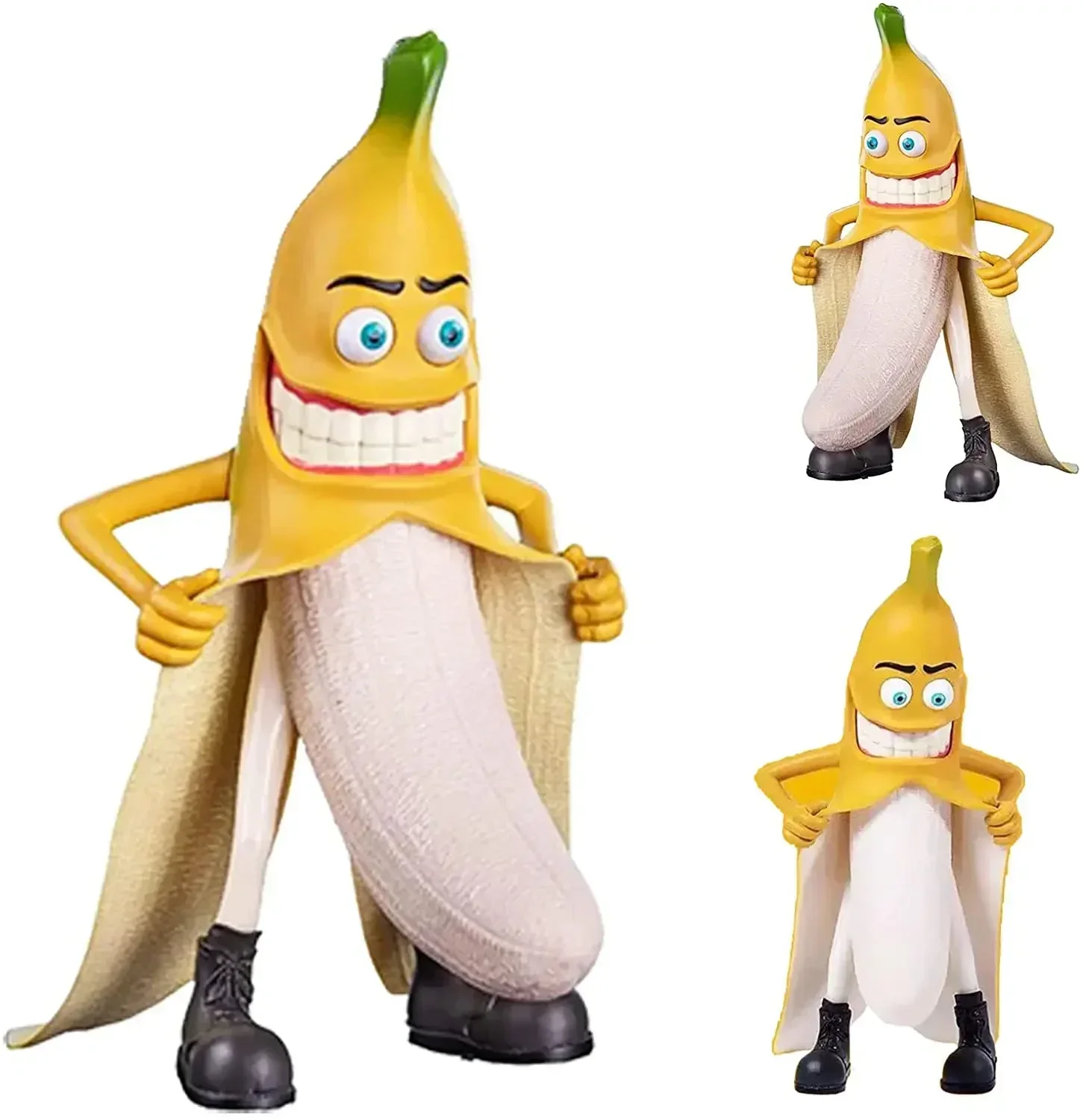 Prank Stuff Gag Gifts of Shaking Banana Man Toy Figurine Pranks Weird Banana Funny Gifts for Men Cool Stuff for Your Room