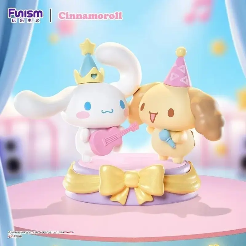 Kawaii Pastel Long Ear Puppy Dream Park Blind Box Mini Figurine Desktop Decor Collectible Full Set Birthday Gift for Anime Fans