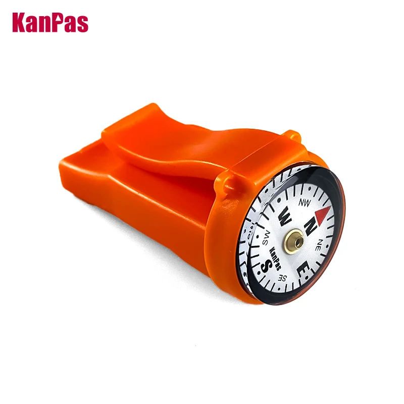 Kanpas Trail Runing Whistle with Compass,magnifier/ luminous design for outdoors, Trekking ,Hunting,Rescue,Life-saving