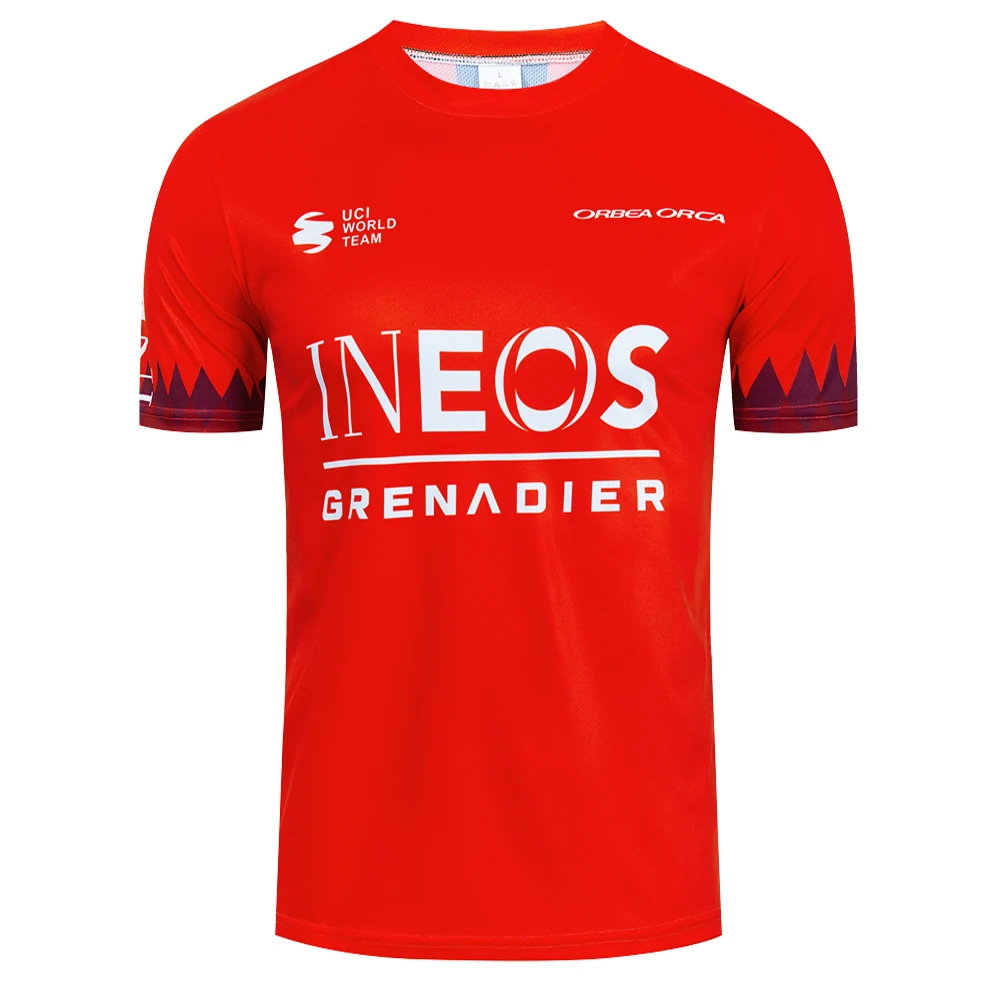 2024 biała koszulka rowerowa INEOS męska damska szybkoschnący t-shirt rowerowy Ropa Ciclismo MTB Bicycl Maillot