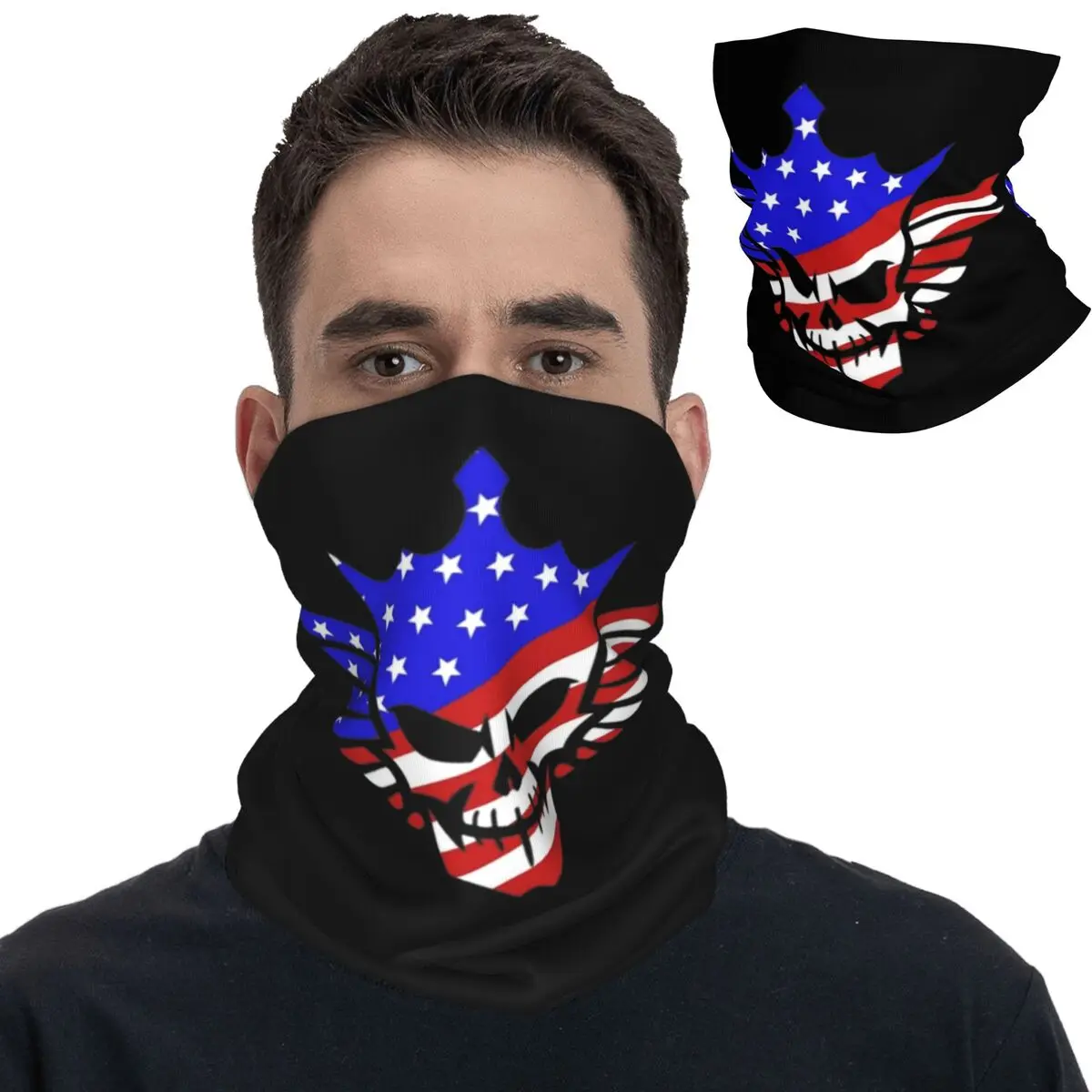 Ring Of Honor Cody Rhodes Bandana Neck Cover Printed American Nightmare Balaclavas Magic Scarf Multi-use Headband Unisex Adult