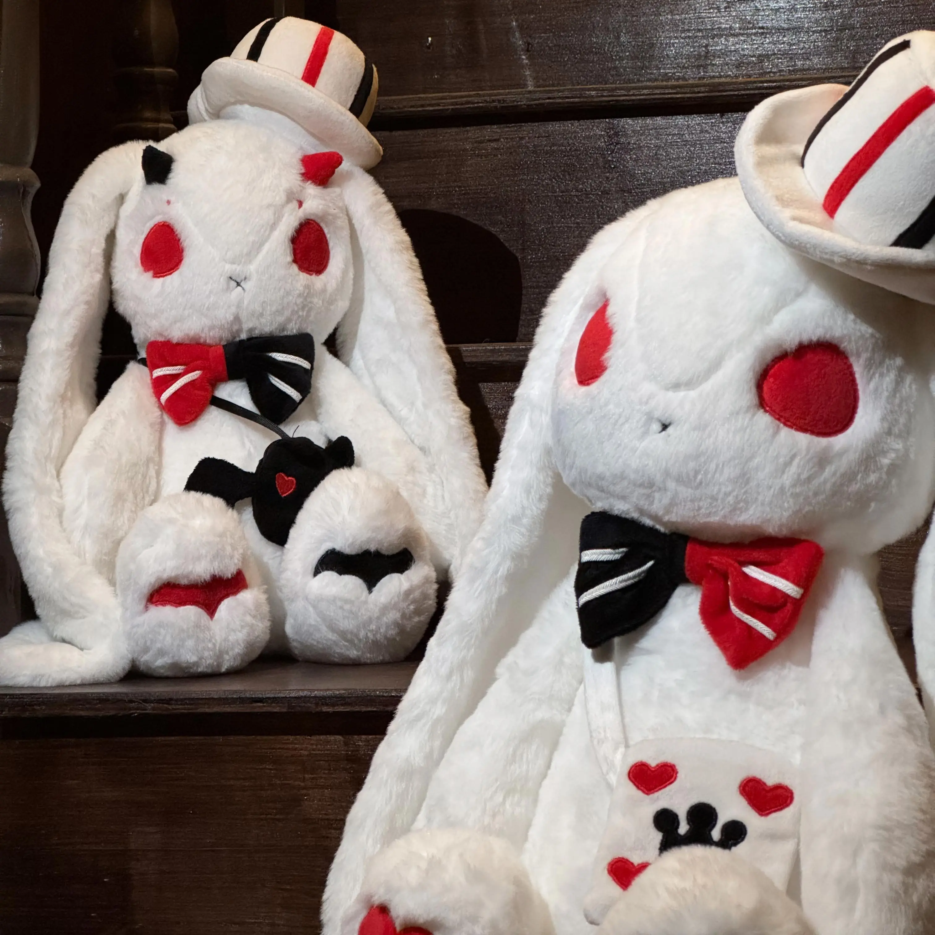 In Stock 50cm Original Red Black Rabbit Little Devil Bag Doll Backpack Bag Lolita Anime Game Toy Kids Gifts Cosplay