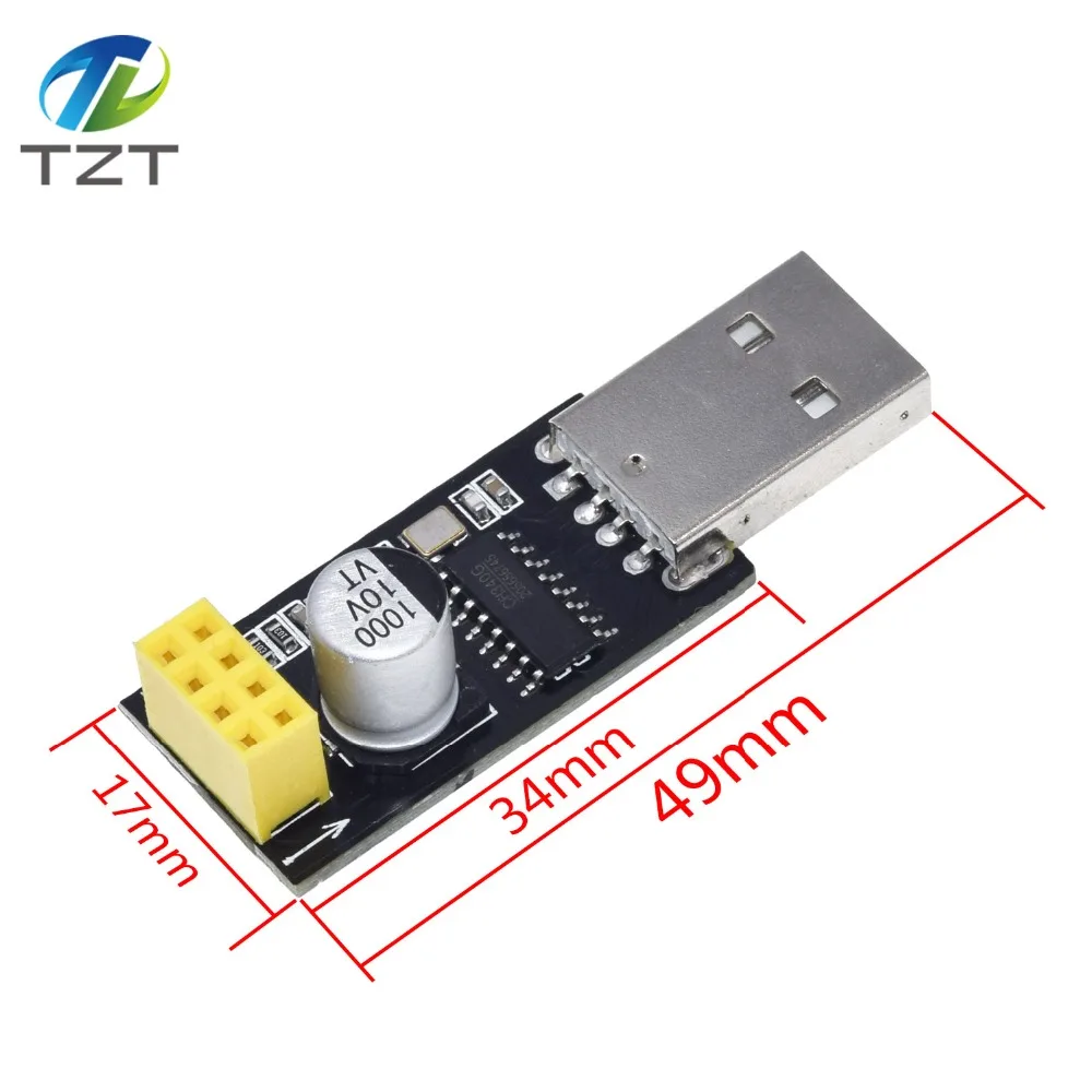 ESP01 Programmer Adapter UART GPIO0 ESP-01 Adaptaterr ESP8266 CH340G USB to ESP8266 Serial Wireless Wifi Developent Board Module