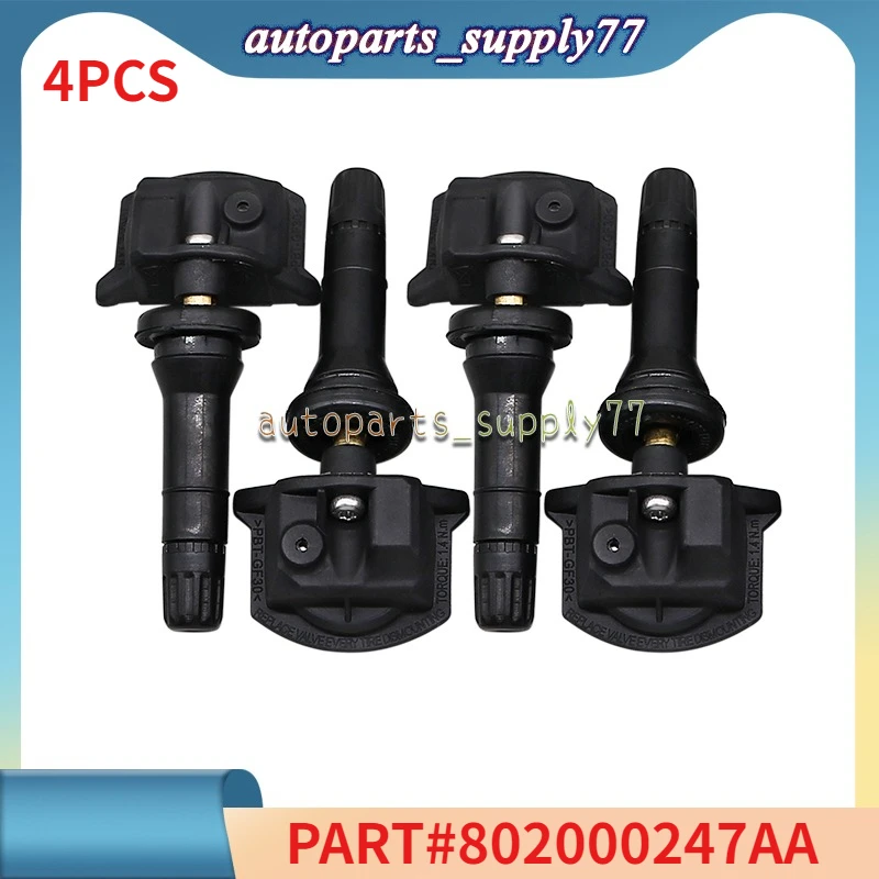 

433MHZ TPMS 802000247AA Tire Pressure Monitor Systems For Chery ARRIZO 8 Pro Fulwin A8 Tiggo 7 PLUS EXEED LX Sinogold Junxing