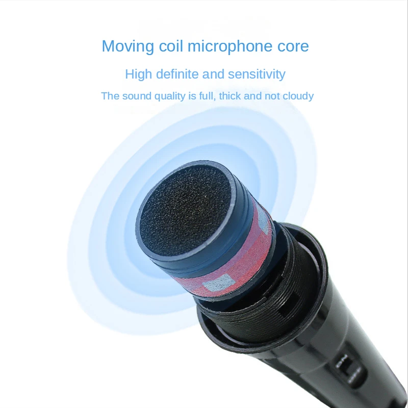 전문 유선 다이나믹 마이크, 노래방 녹음용 보컬 마이크, XLR ~ 6.35mm 케이블 포함