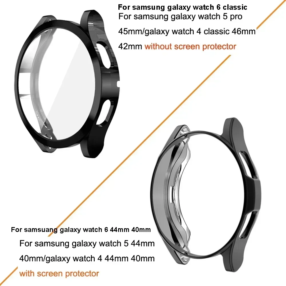 لساعة سامسونج جالاكسي 7 6 5 4 40 مللي متر 44 مللي متر 5pro 45 مللي متر الفرقة + حافظة مصد من البولي يوريثان 6 الكلاسيكية 47 مللي متر 43 حزام من الفولاذ المقاوم للصدأ حامي