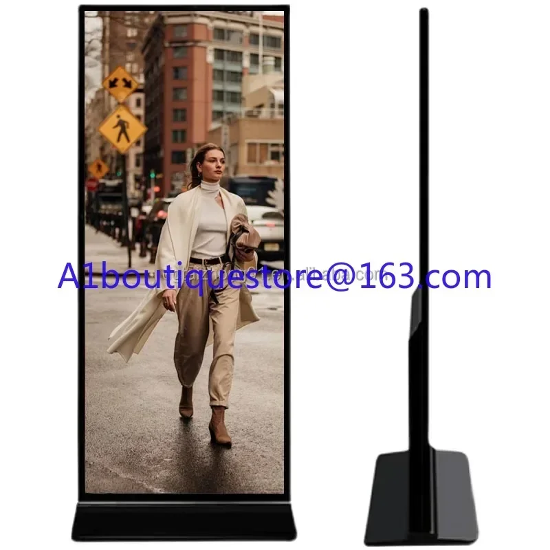 

70/75/80/86-inch full-screen digital signage and display stand-up player
