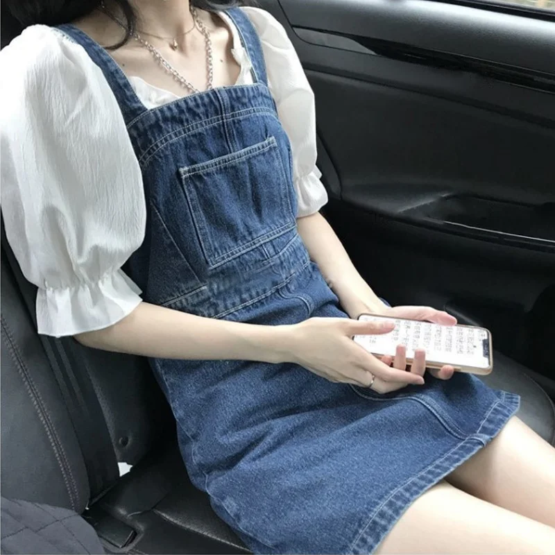 กางเกงยีนส์ทรงเอ สไตล์เกาหลี สำหรับผู้หญิง ช่วยเก็บทรงเอว กระชับสัดส่วน เหมาะสำหรับฤดูร้อน แบบเอวสูง...