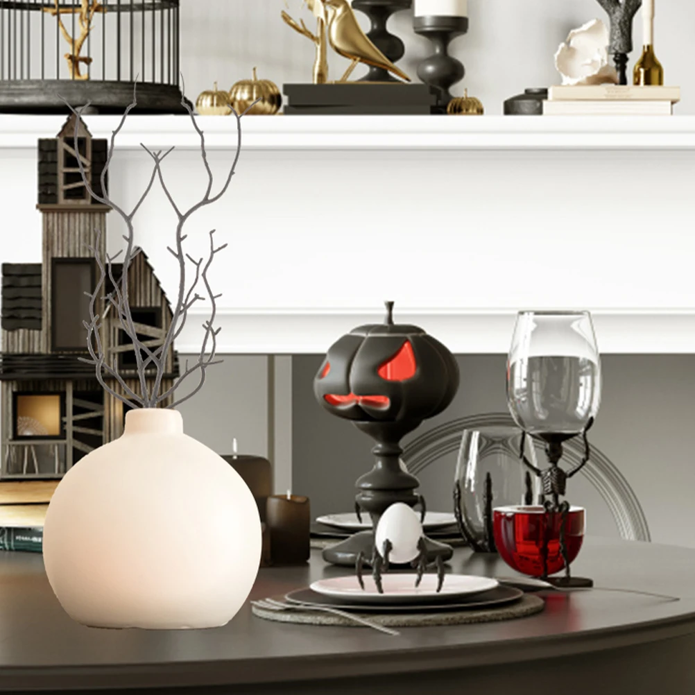 

8Pcs Artificial Antler Branches Plastic DIY Craft Decorative Plant Stems Creative Home Wedding Party Decoration