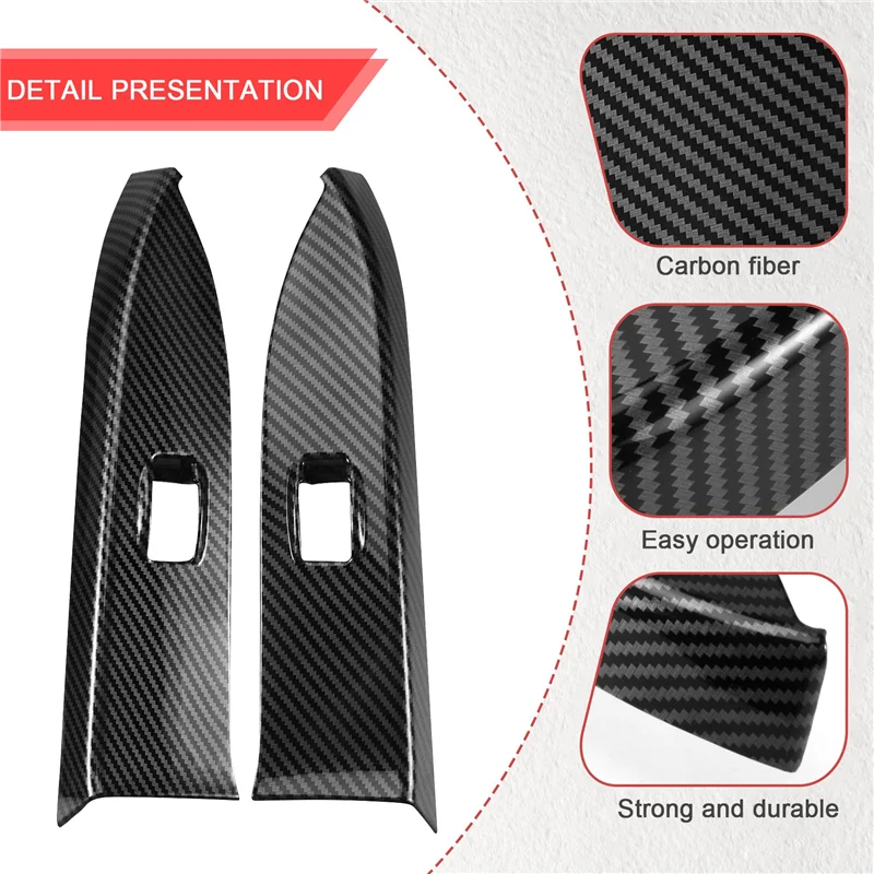 

Эффективный для Mitsubishi Pajero 2007-2019, кнопка переключателя подъема внутреннего окна автомобиля, крышка панели, декоративная рамка, декоративные аксессуары