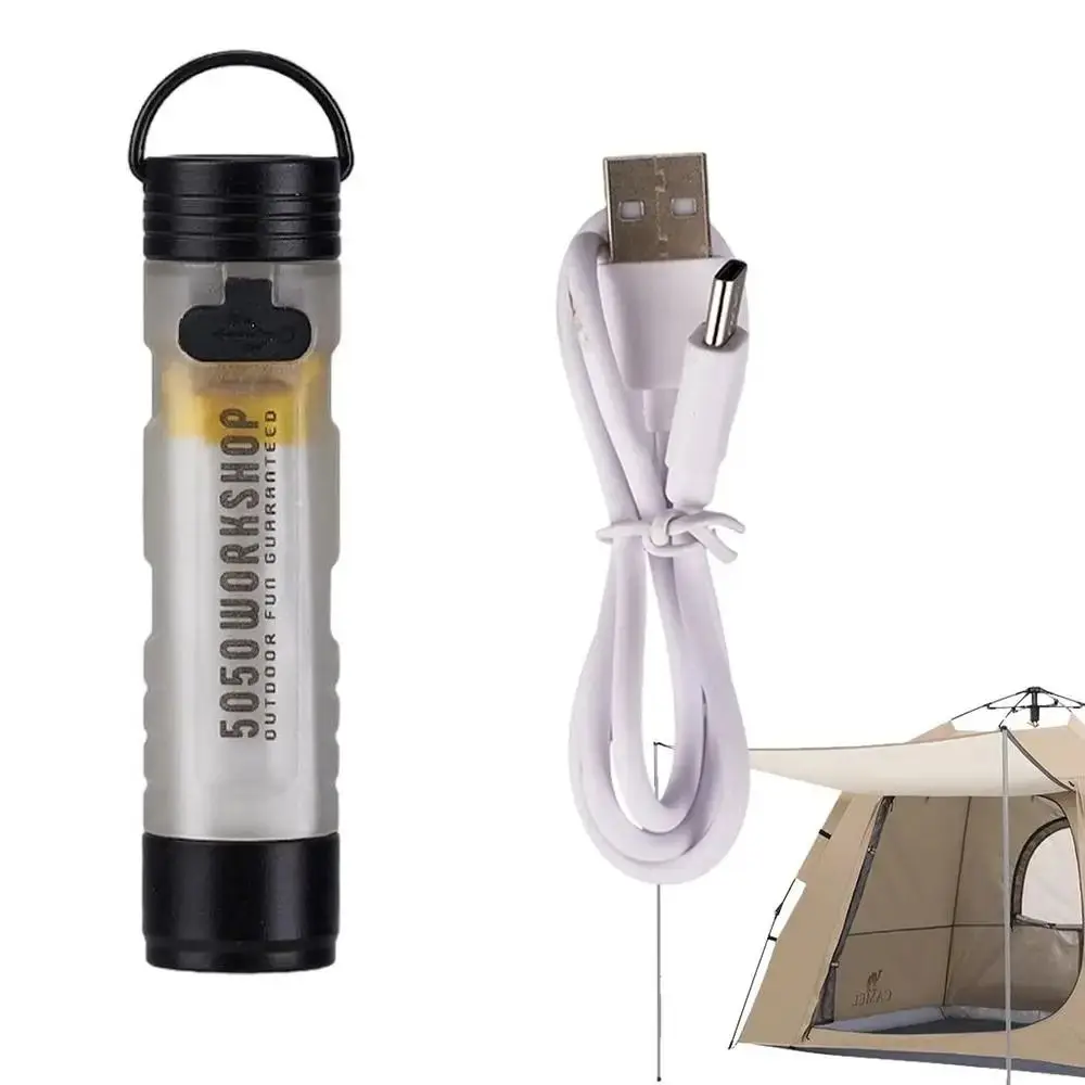 Portátil led pequena lanterna recarregável compacto mini lanterna de alto brilho portátil bolso acampamento luz noite aventuras