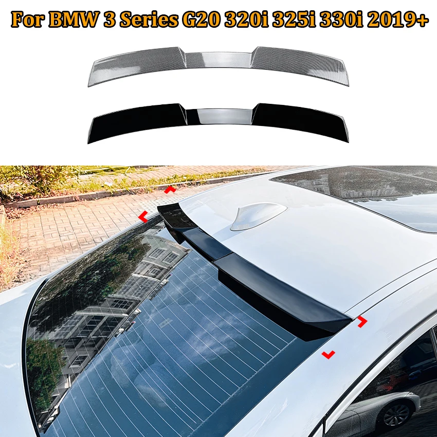 

Rear Trunk Roof Lid Spoiler Wing Tail Tailgate Splitter Lip For BMW 3 Series G20 2019+ 320i 325i 330i Top Spoilers Gloss Black