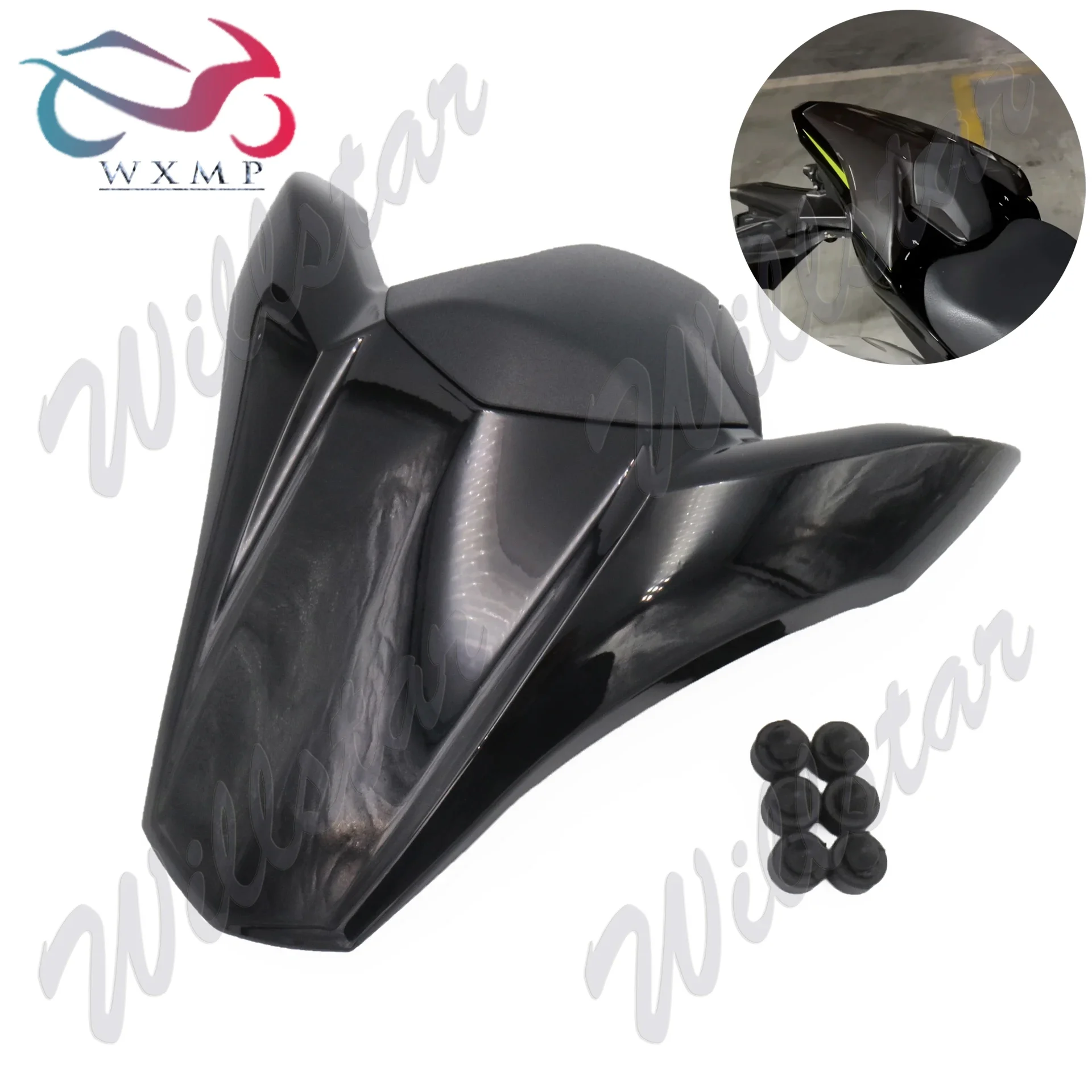 

Motorcycle ABS Passenger Rear Seat Cover Cowl Fairing Tail Section Seat Cowl For Kawasaki Z900 2017 - 2020