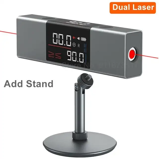 Laser Level Atuman Angle Casting Instrument Measurement Angle Meter Double-sided High-definition LED Screen Measure Dropshipping