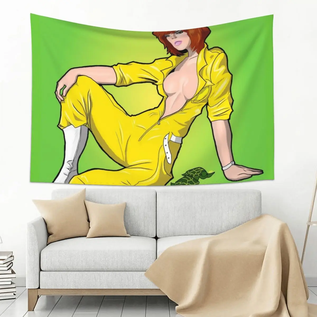 

April Unzipped Tapestry Home Decoration