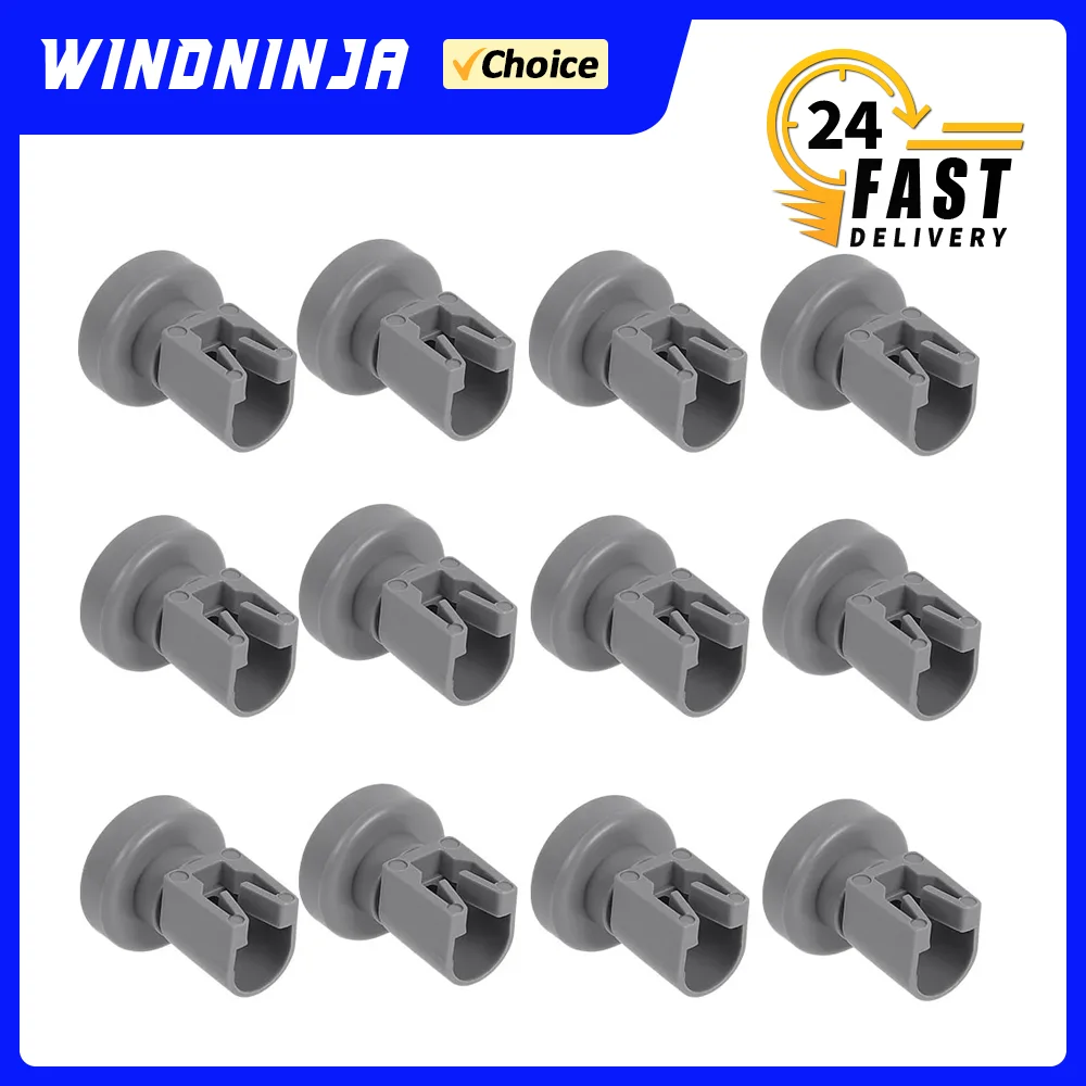 Rueda de cesta superior para lavavajillas, 12 Uds., para Aeg/Electrolux/Favorit, Privileg, Zanussi, rueda superior para lavavajillas, Kits de repuesto lisos