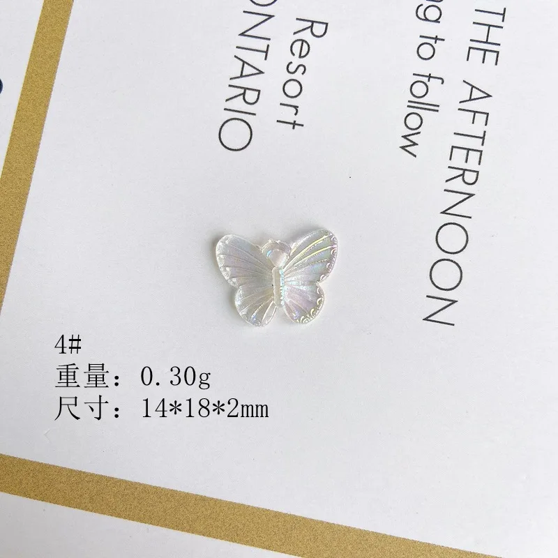 10pcs DIY Jewelry Accessories Wholesale Antique Transparent Fancy Little Butterfly Hairpin Fairy Sweet Moth Hair Accessories