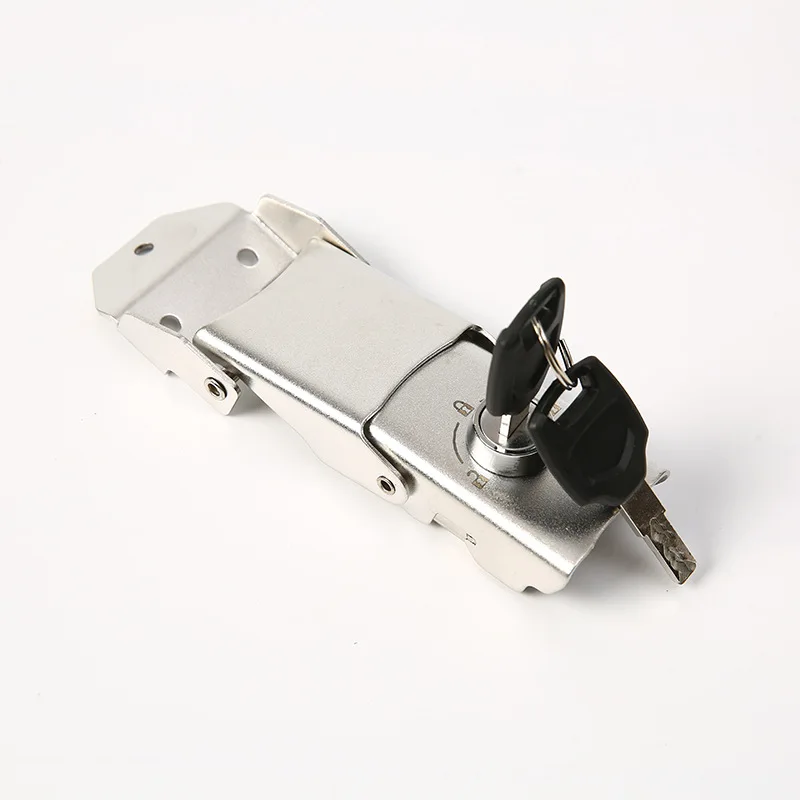 

Box Lock Accessories Are Detachable Stainless Steel Spring Loaded Butterfly Twist Lock with 2 Keys for Robust Rear Trunk Securit