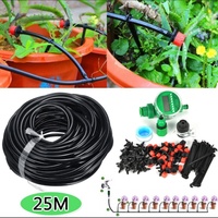 25M DIY Garden Micro Drip Irrigation System Hose Kits Plant Flower Watering Sprinkler for Garden Courtyard Watering Device Tool