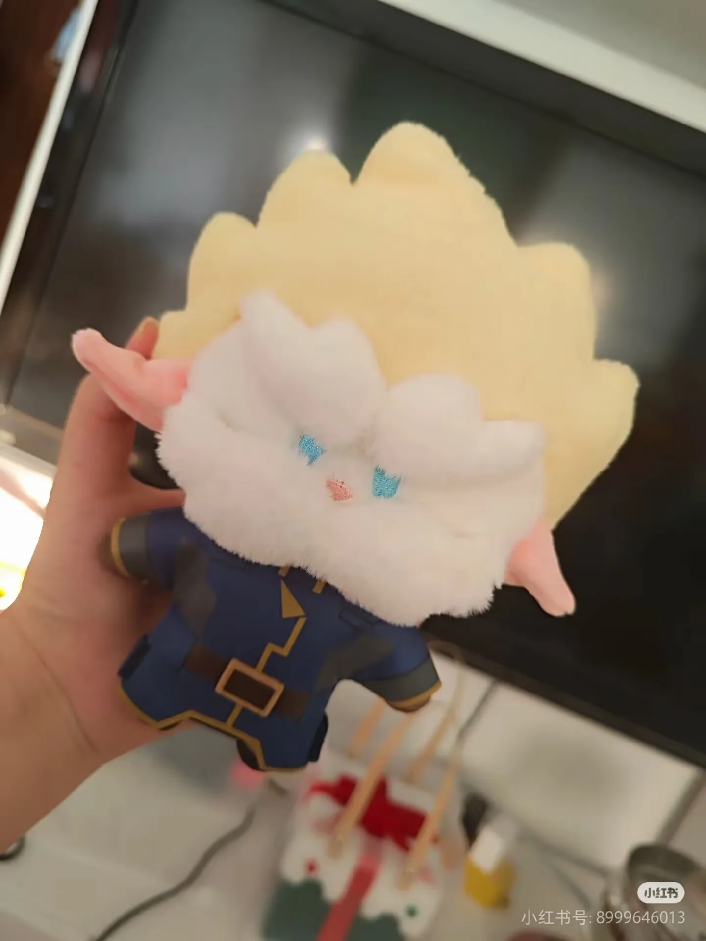 Original Jinx Plush Arcane League Of Legends Plush Toy Game Peripheral Plushie Cute Soft Stuffed Doll Children Birthday Gifts