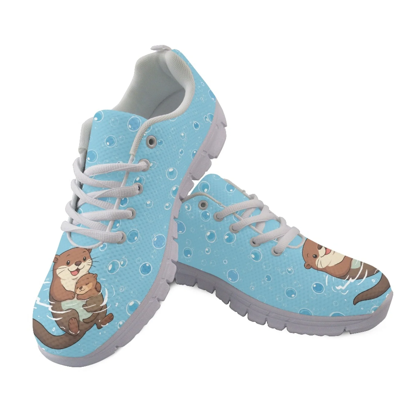 Coloranimal Otter Breathable Athletic Sport Shoes for Women Mesh & EVA Sole Women's Tennis Shoes for Travel