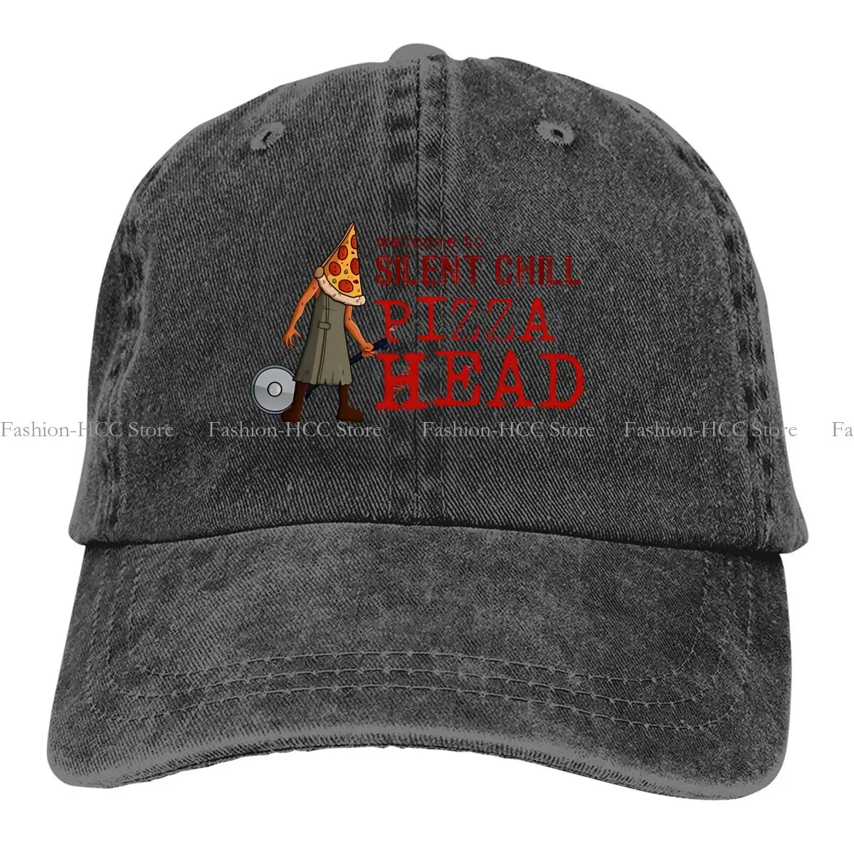 Silent Hill Multicolor Hat Peaked Cap Chill Pizza Head Personalized Visor Protection Hats