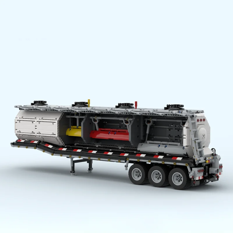 4519pcs MOC Tank oplegger handleiding Snelweg Rig XL Technic Bouwstenen Kerst speelgoed Gift Monteren collector Bouw