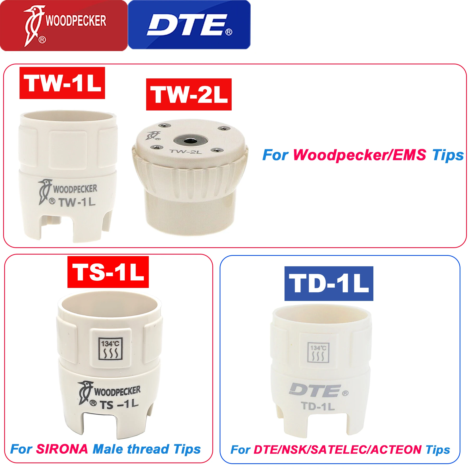 

Woodpecker DTE Dental Ultrasonic Scaler Torque Wrench Remove Tips Fit EMS SATELEC ACTEON NSK Scaler Handpiece
