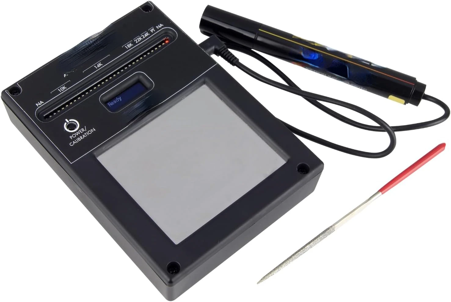 Auracle Analyzer Gold Tester | Accurate Compact Portable Electronic High Karat Gold & Platinum Tester | Precision Jewelry