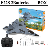2024 New F22S 2.4G 4CH 3D6G RC Airplane Raptor F22 Warplane WLtoys A180 Upgrade Version LED Light With Gyroscope Out Door Toys