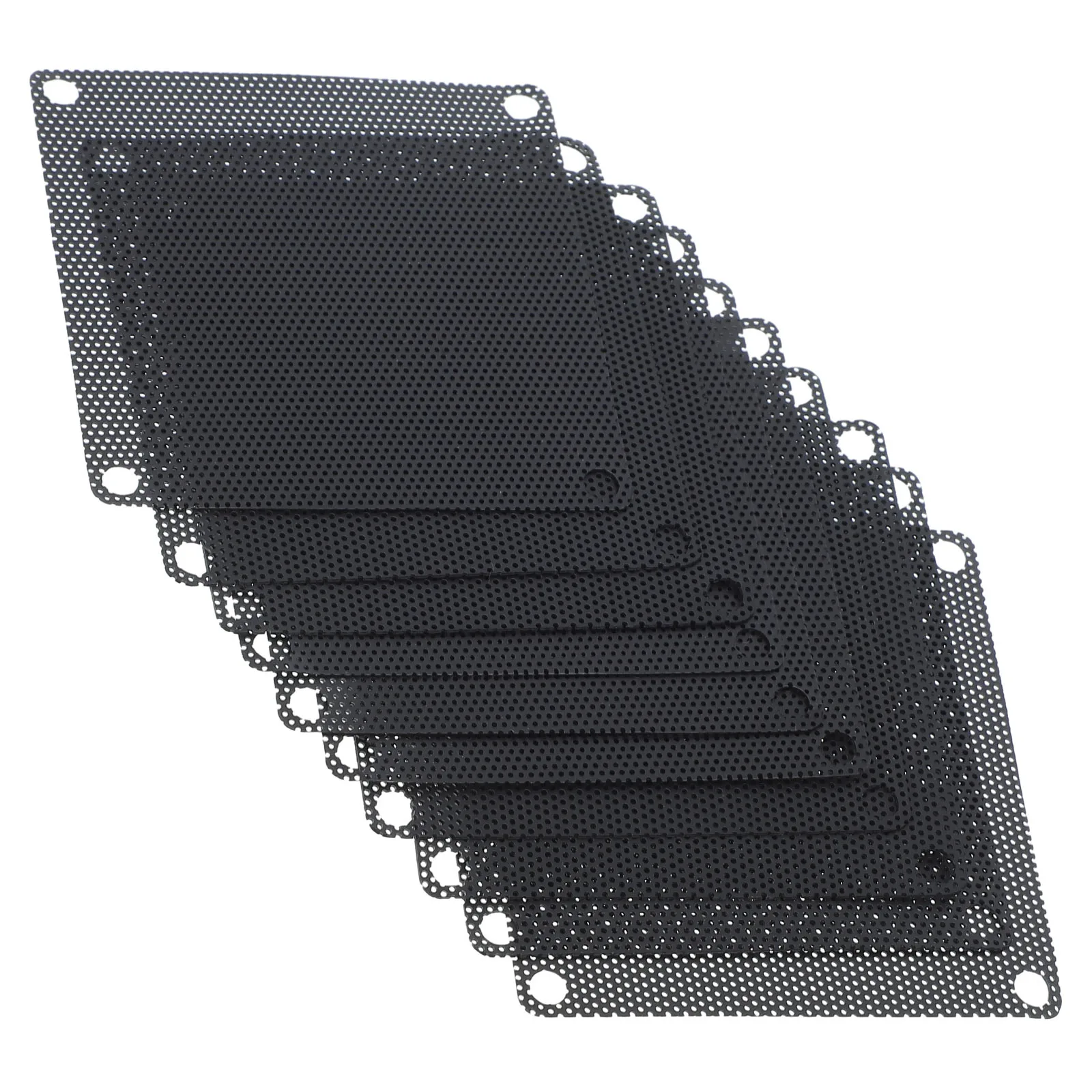 

10Pcs Pc Fan Mesh Filter Covers Desktop Computer Case Dust Filter Replacement Cooler Screen Protector Pc Fan Mesh