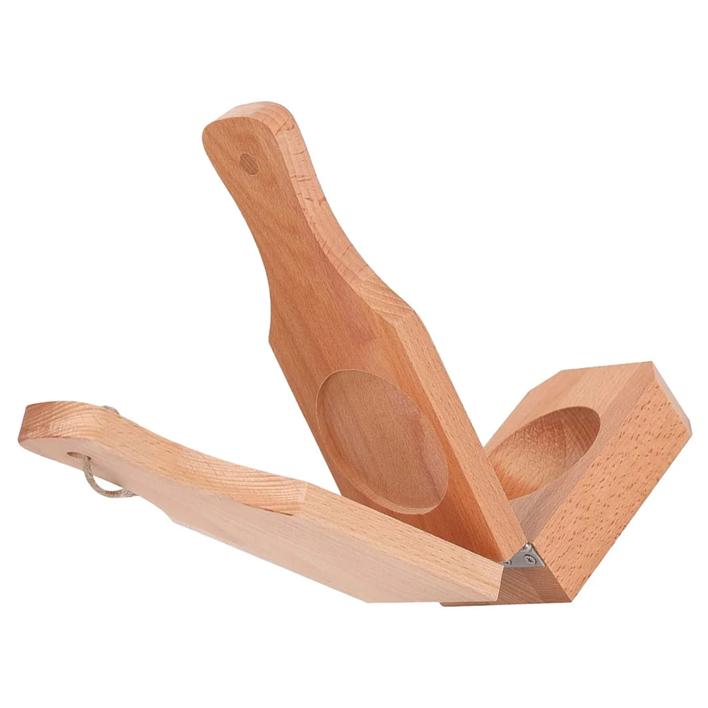 Crusher Tools Banana Press Ground Beef Smasher Plantain Cup Tortilla Wooden Manual Potato Maker Tostone