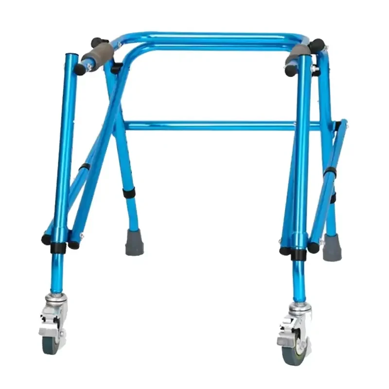 Adjustable Aluminum Child Walker Wheels Lightweight Replacement Casters for Rehabilitation Mobility Aid Durable Smooth