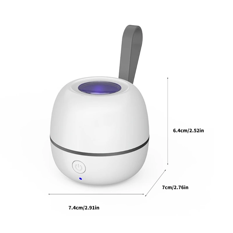 Caja almacenamiento portátil para chupete bebé, tecnología avanzada, limpieza efectiva