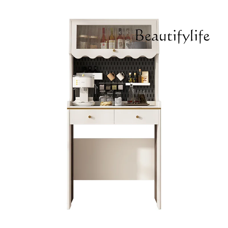 

Modern simple high cabinet hole board multi-functional dining side cabinet restaurant cabinet household light luxury