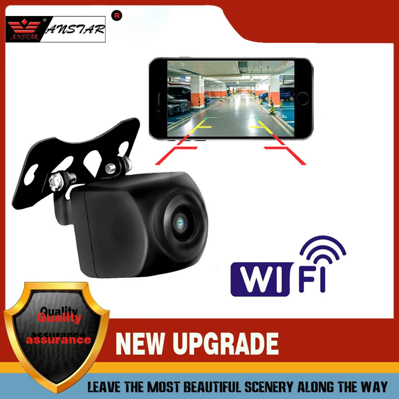 

ANSTAR Mini WiFi Car Back Camera 1080P Waterproof Rear View Vehicle Camera 120 Wide Angle Night Vision Backup Parking Dash Cam