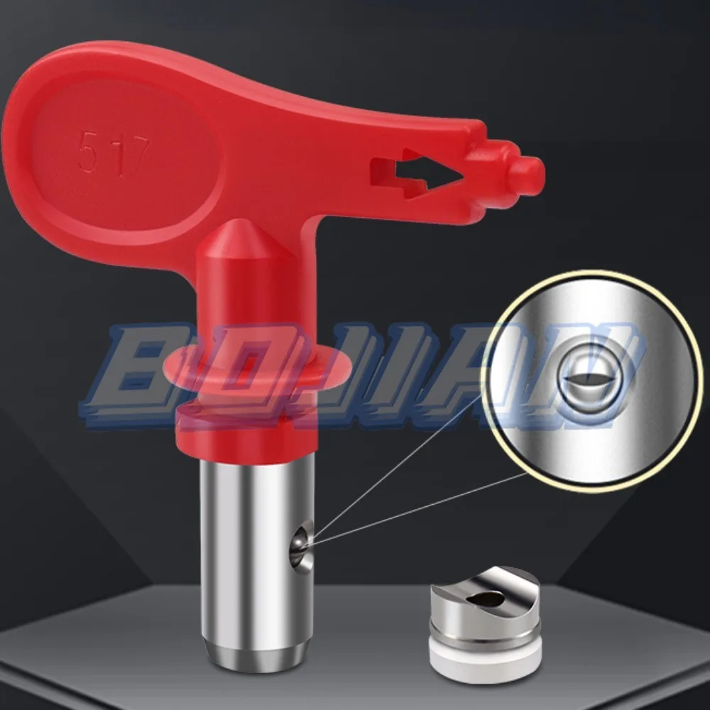 Red Airless Spray Gun Nozzle Tip+Paint Filters Set Airless Sprayer Spraying Machine Parts