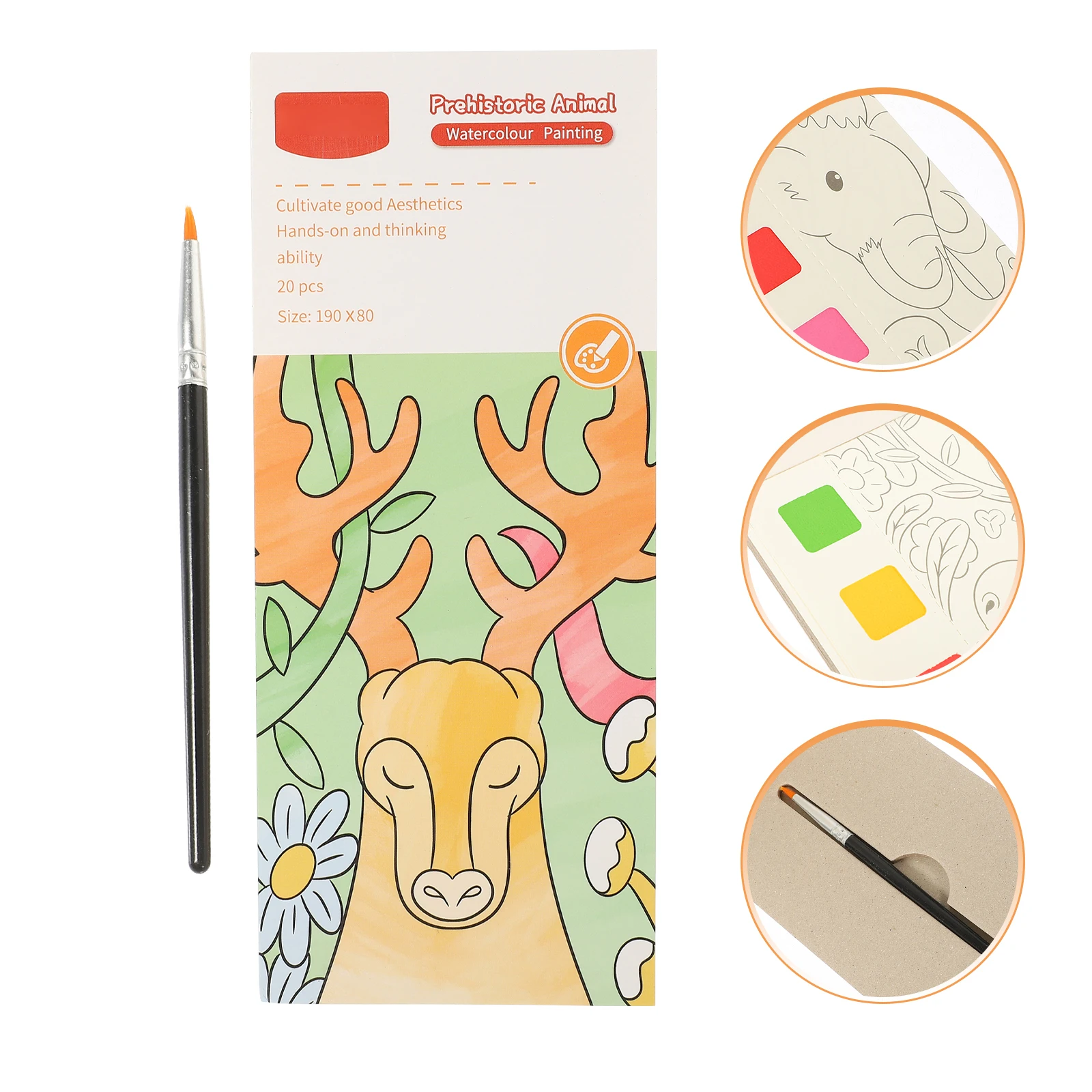 

Graffiti Picture Book Kids Coloring Books Watercolor Painting for Toddlers Drawing Soluble