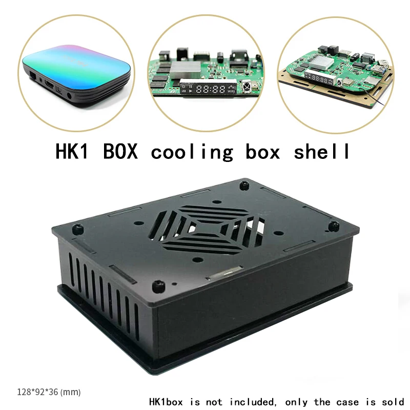 

For HK1 BOX cooling box shell DIY modified acrylic box case set-top box shell