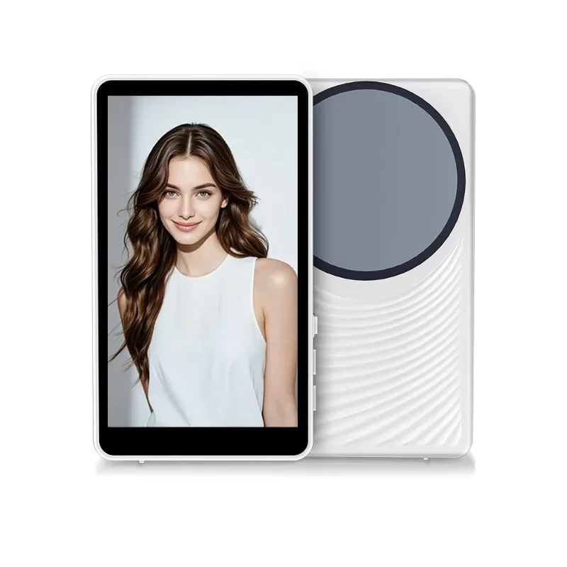 Magnetic selfie display screen splitter, rear video wireless screen projection magnetic attraction