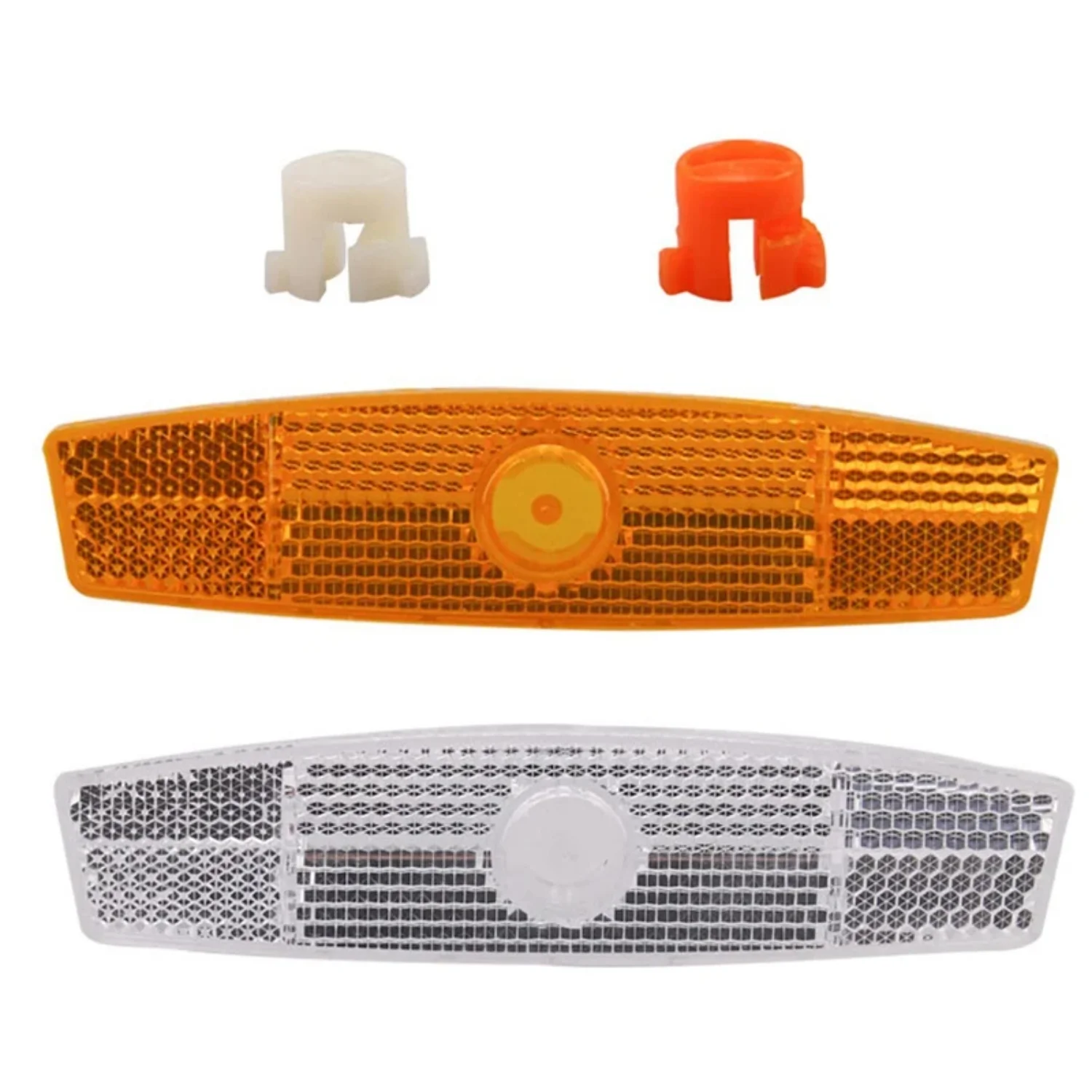 4pcs/set Bicycle Spoke Reflector Safety Warning Light Safety Wheel Rim Reflective Lamp Mount Clip Tube Reflector Accessories