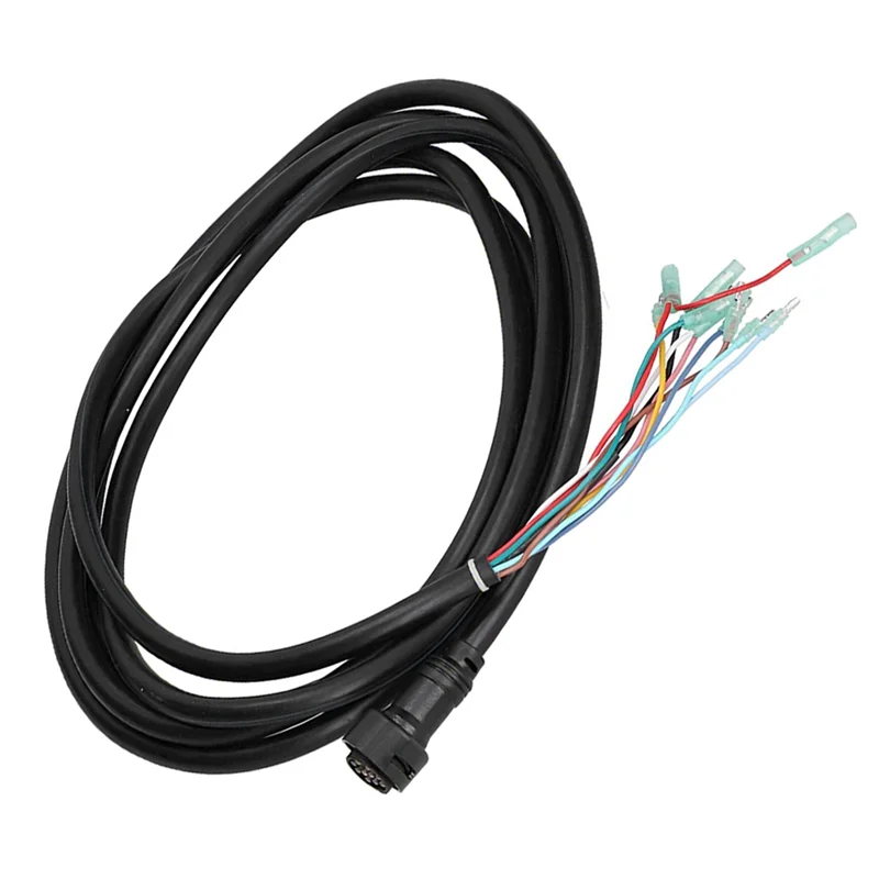 5M/16Ft 10 Pin Main Wire Harness Extension Cable 688‑8258A‑20‑00 Replacement for Yamaha Outboard Engine 703 Control Box